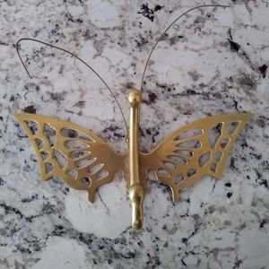 Neiman Marcus vintage butterfly wall hook